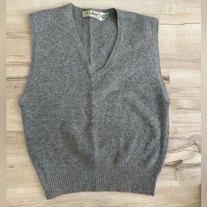 L.L Bean lambswool blend vest